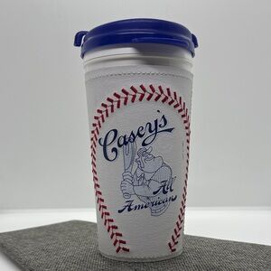 Disney Casey’s Corner Baseball Travel Mug with Blue Lid
